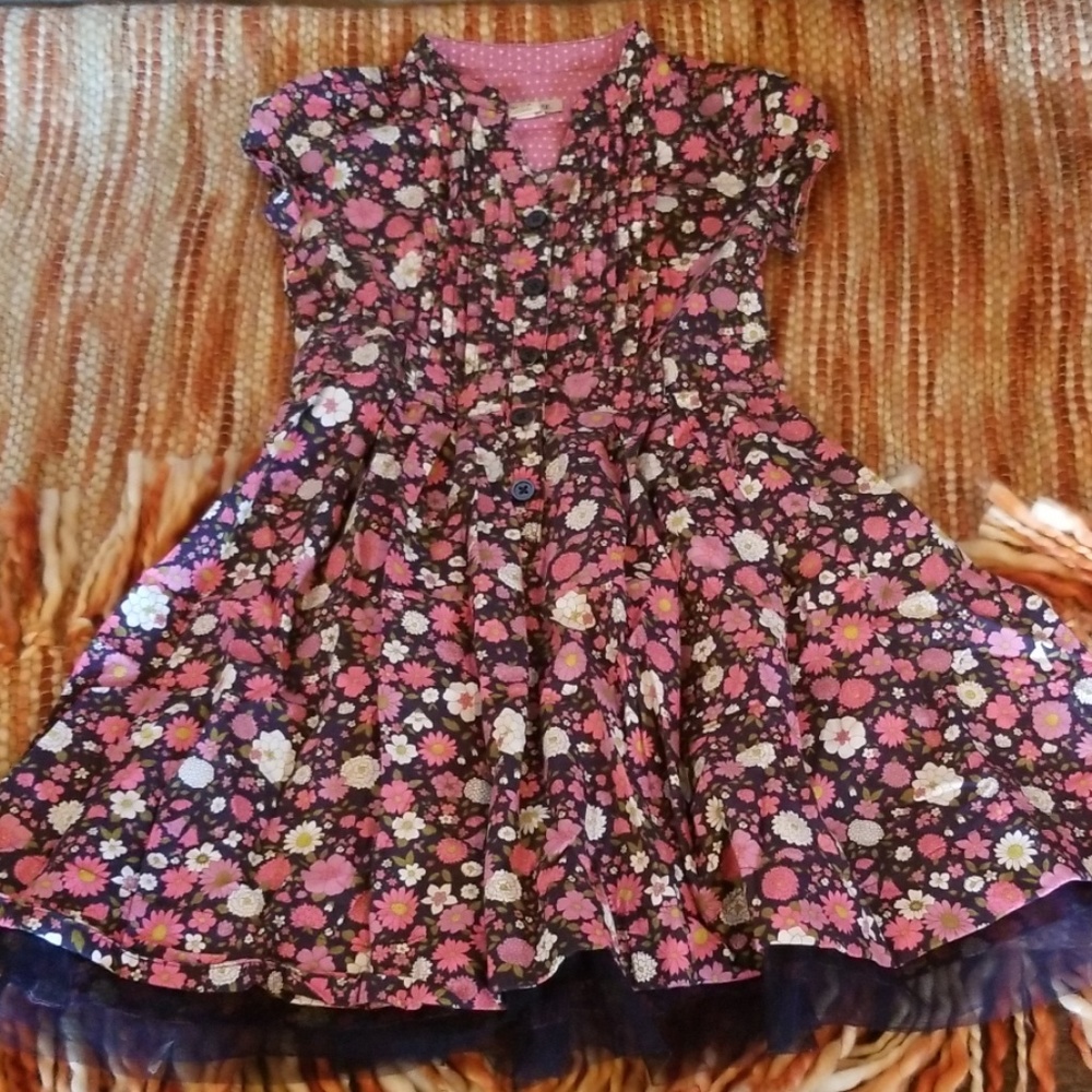 Girls 7 8 cherokee‎ summer ruffle dress